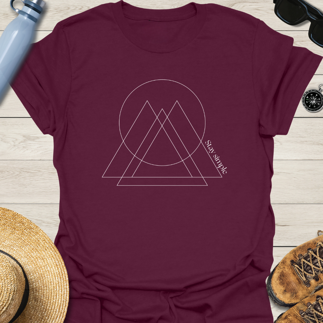 Geometric Mountains T-Shirt