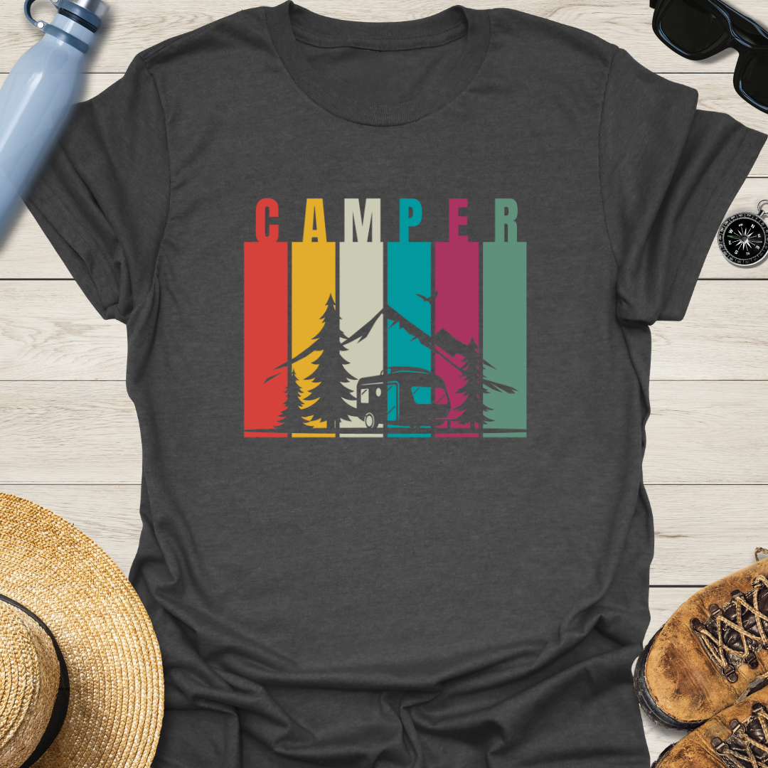 Caravan Camper Retro T-Shirt