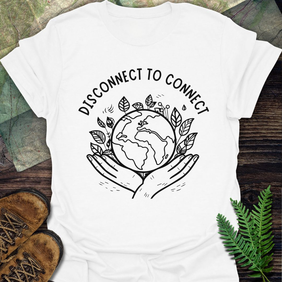 Disconnect To Connect Earth T-Shirt