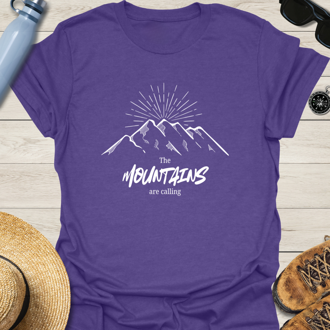 The Mountains Are Calling Sunrise T-Shirt