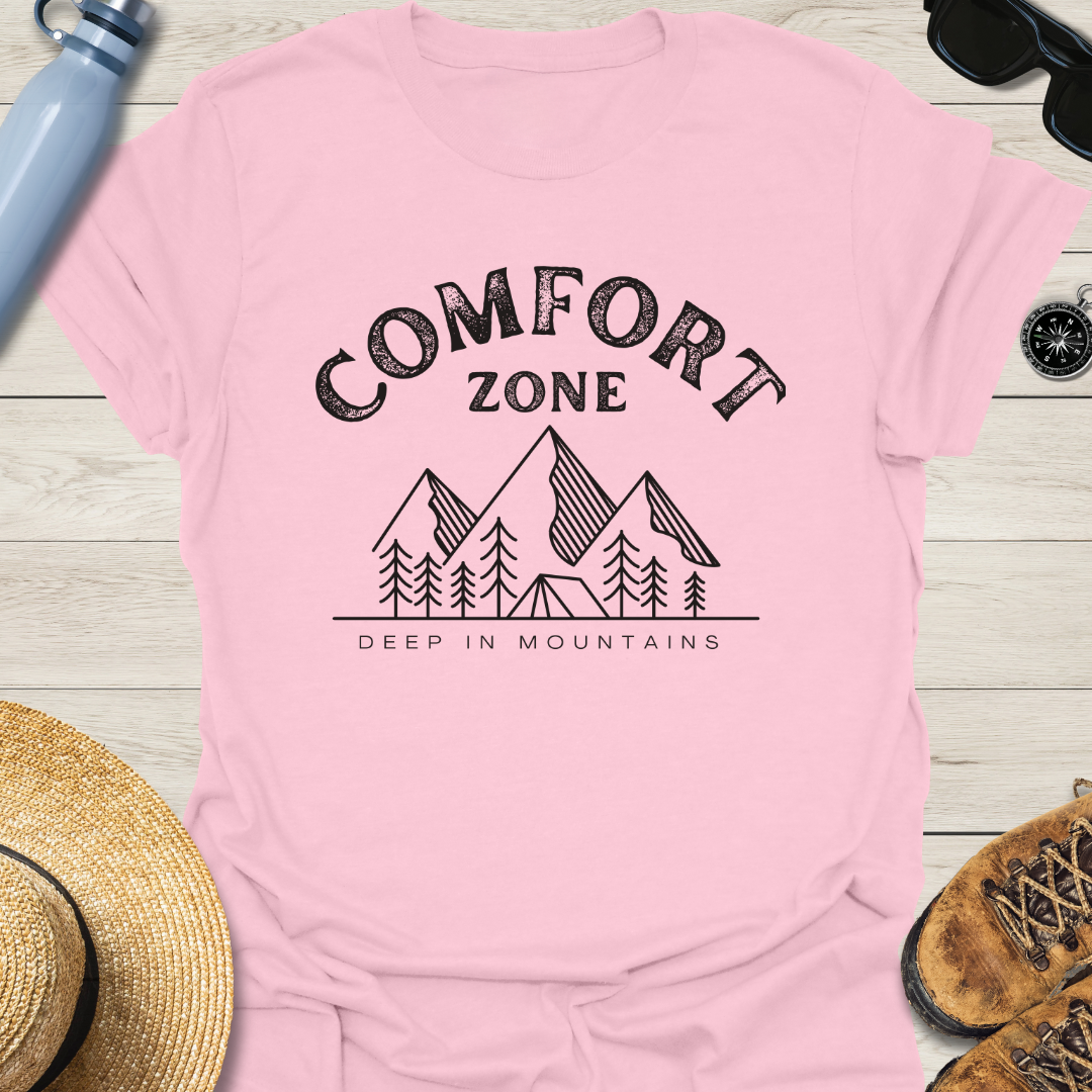 Comfort Zone: Deep In Mountains T-Shirt