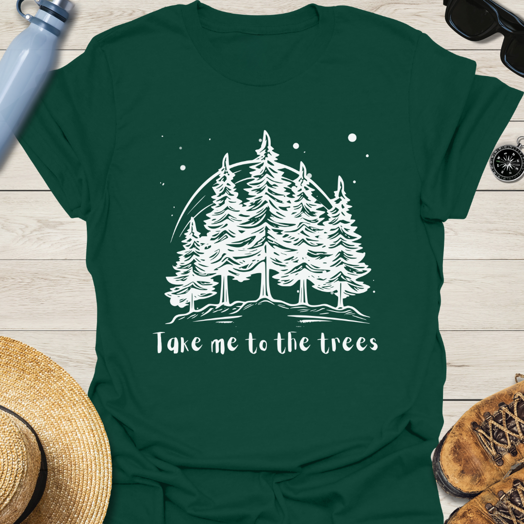 Trees And Fireflies T-Shirt