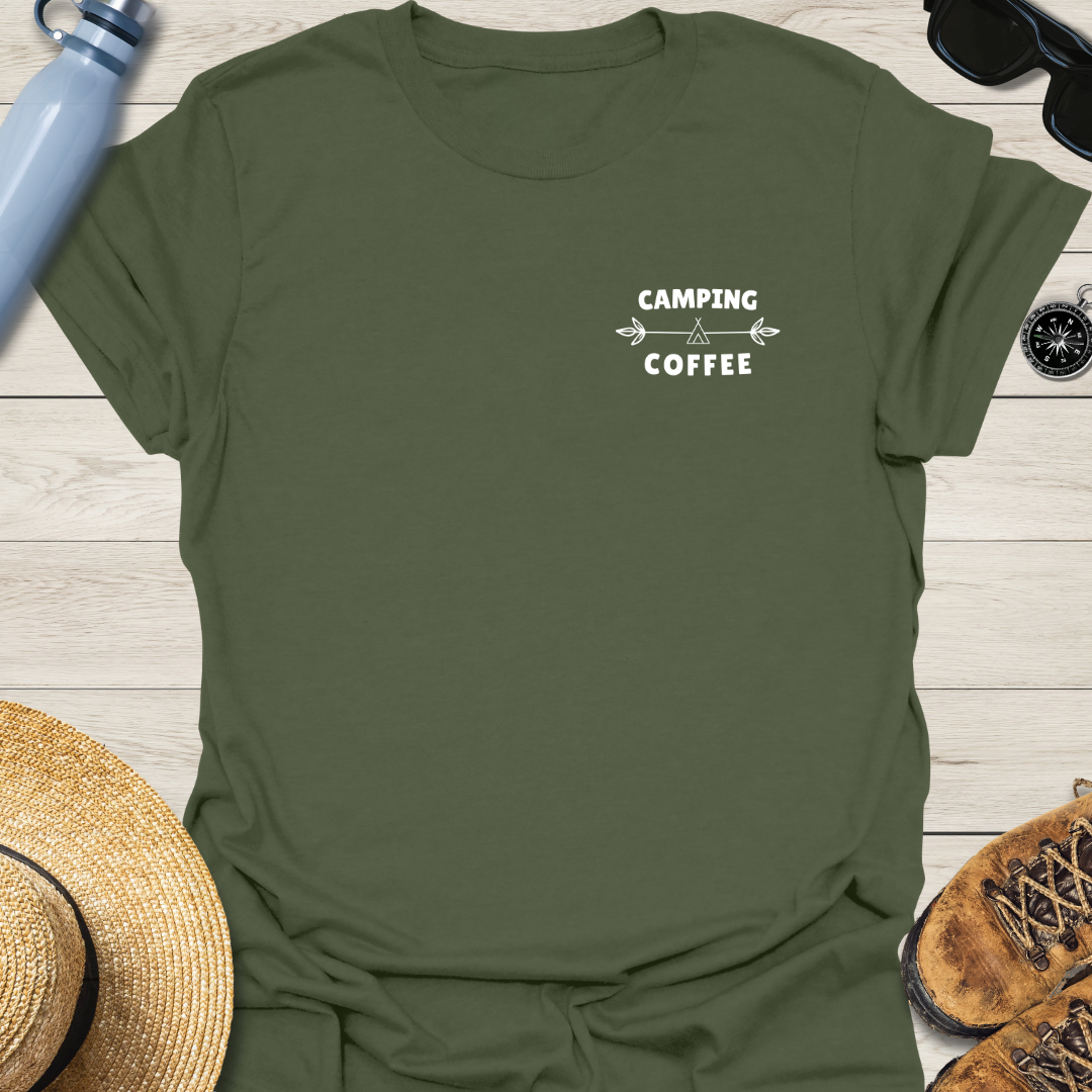 Camping Coffee Earthy T-Shirt