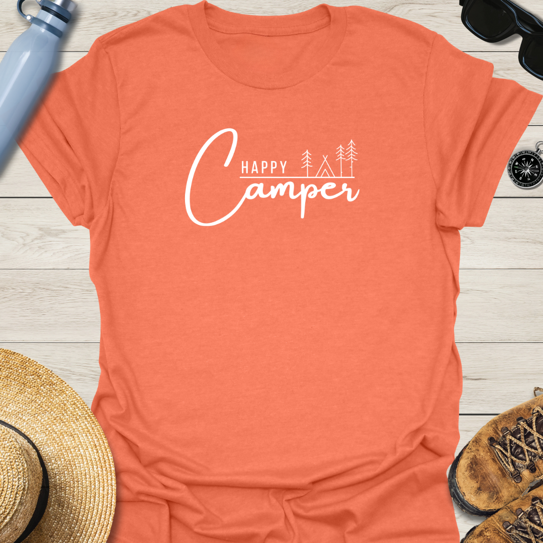 Happy Camper Minimalist T-Shirt