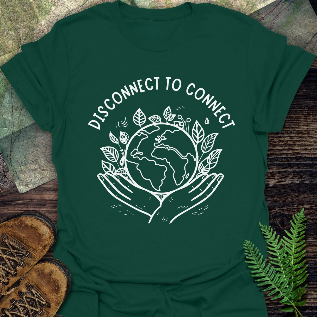 Disconnect To Connect Earth T-Shirt