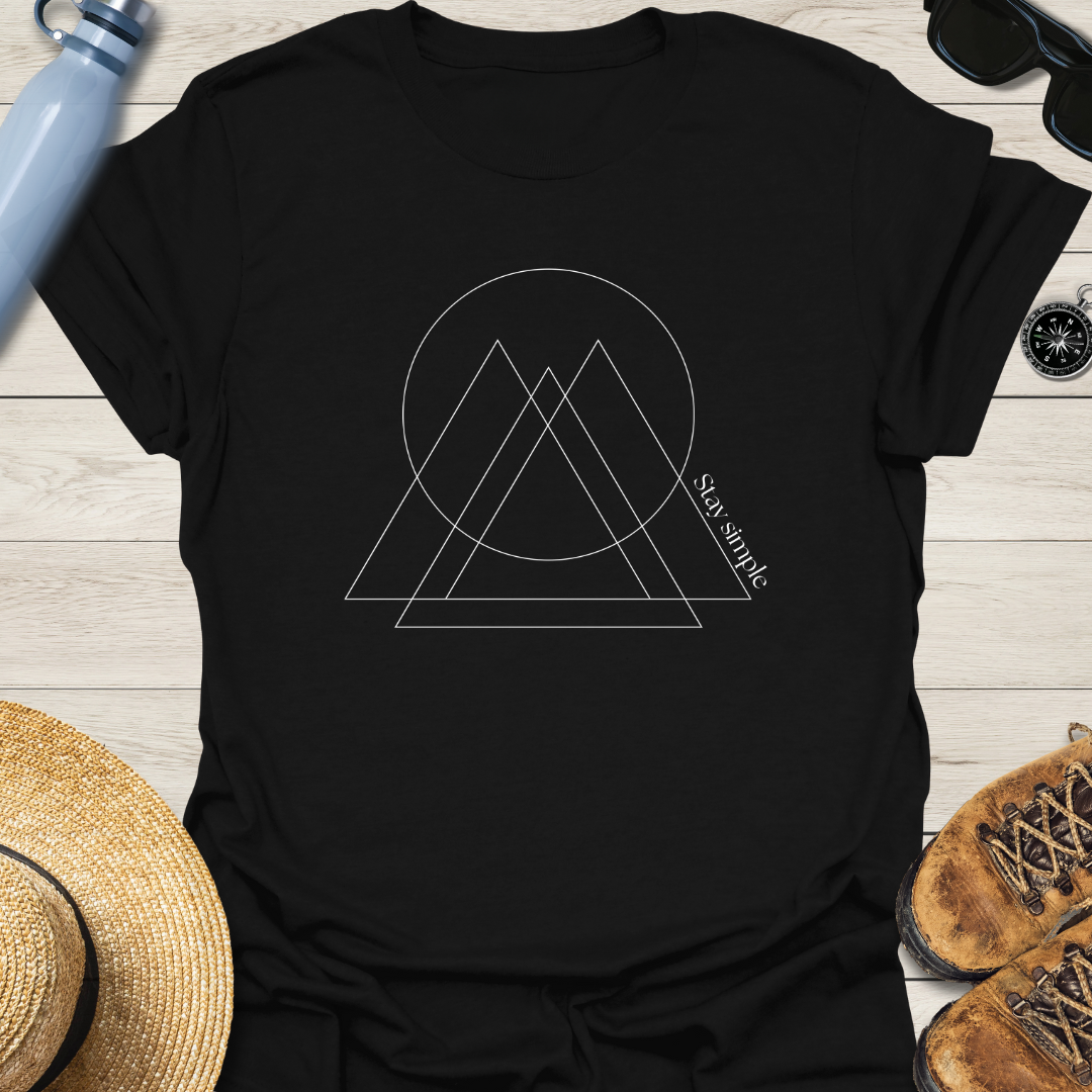 Geometric Mountains T-Shirt