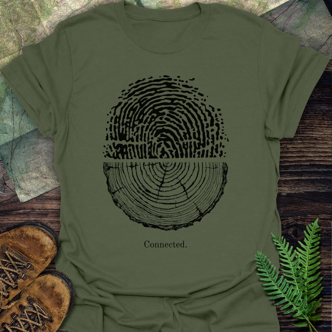 Tree Ring and Fingerprint T-Shirt