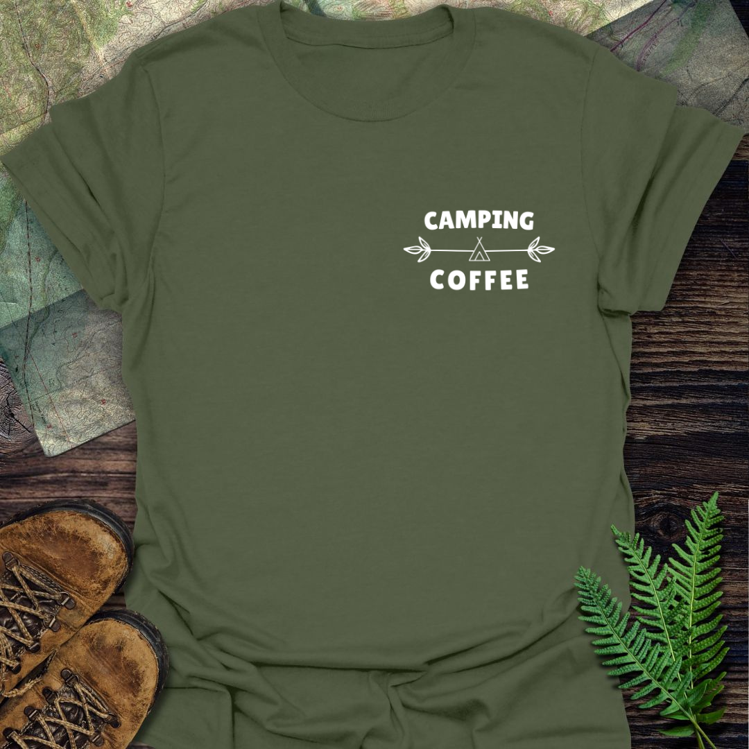 Camping Coffee Earthy T-Shirt
