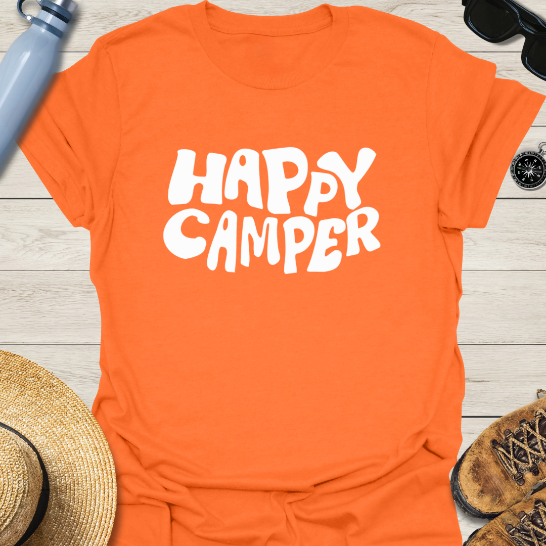 Happy Camper Retro T-Shirt