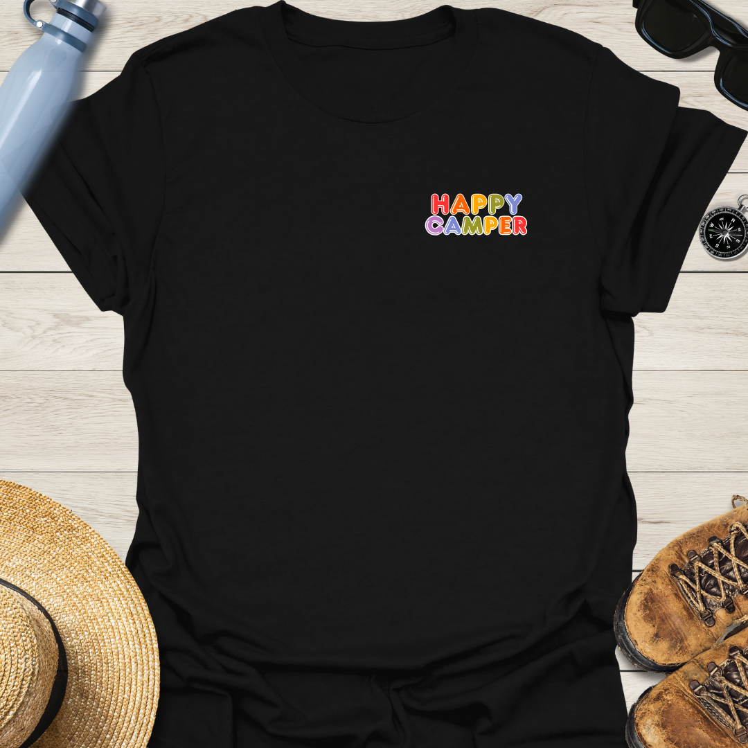 Rainbow Happy Camper T-Shirt