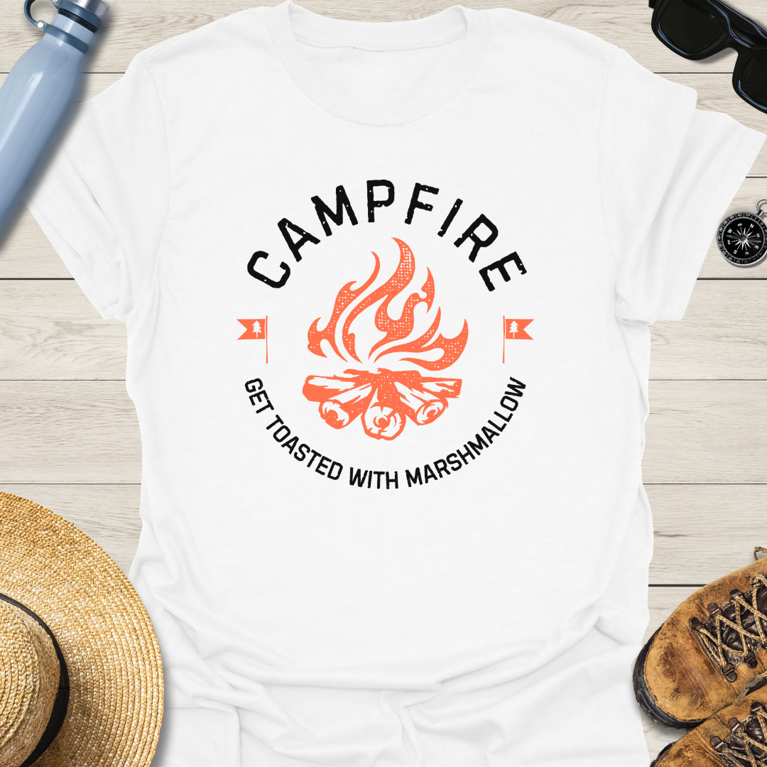 Campfire And Marshmallow T-Shirt