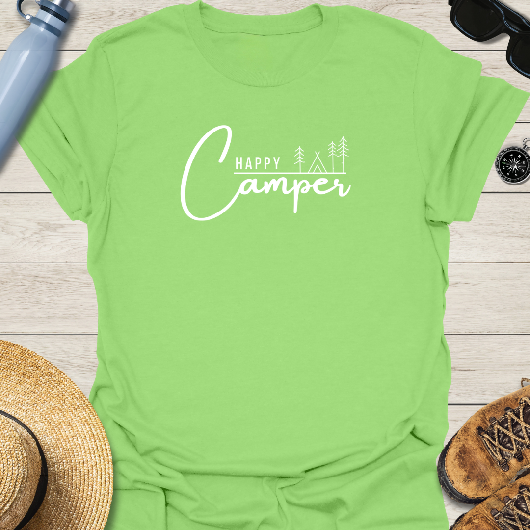 Happy Camper Minimalist T-Shirt