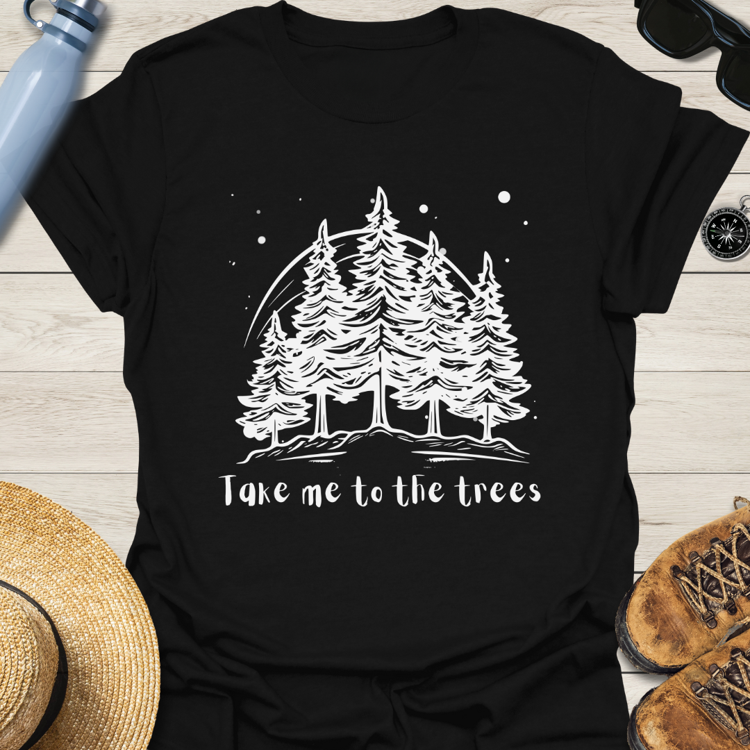 Trees And Fireflies T-Shirt