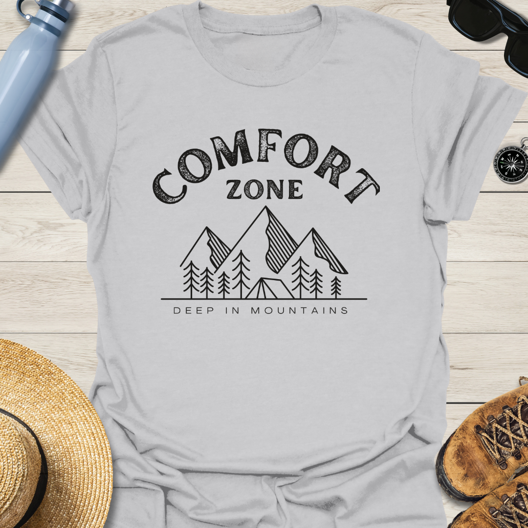 Comfort Zone: Deep In Mountains T-Shirt