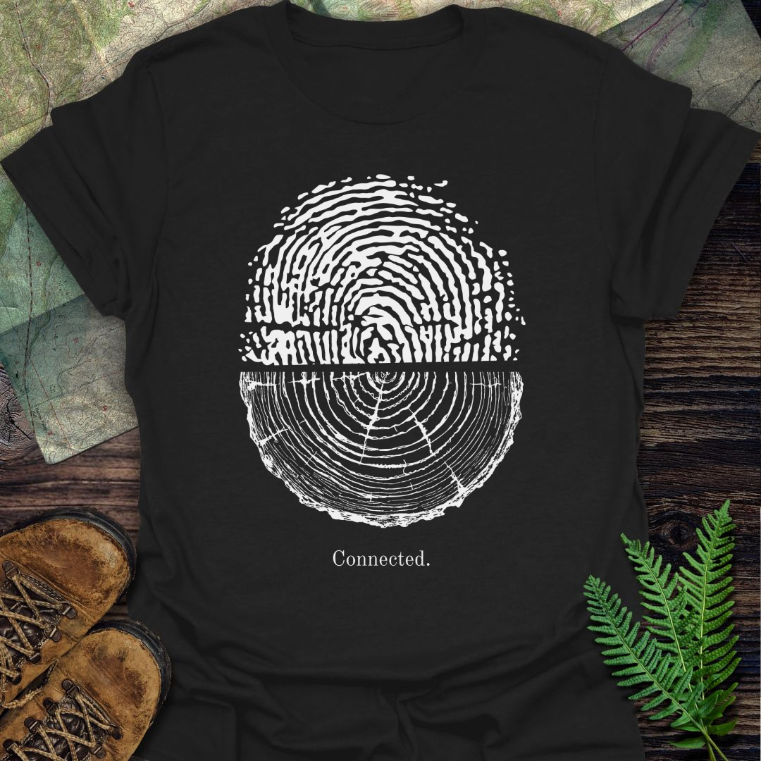 Tree Ring and Fingerprint T-Shirt