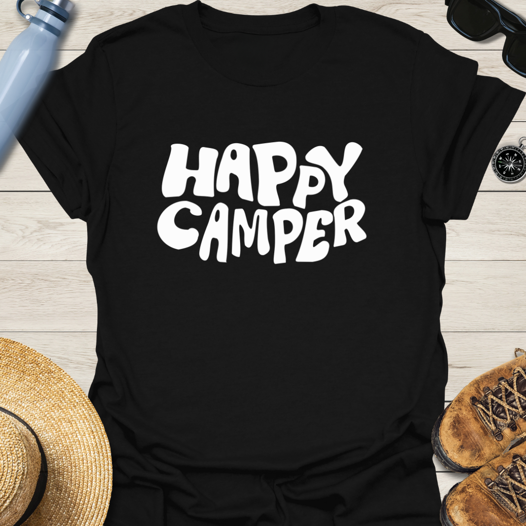 Happy Camper Retro T-Shirt