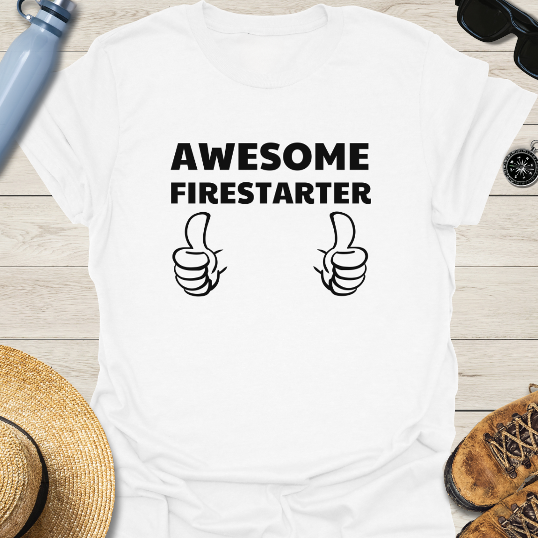 Awesome Firestarter Thumbs-up T-Shirt