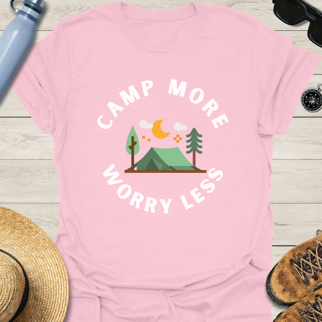 Camp More Worry Less MiniArt T-Shirt