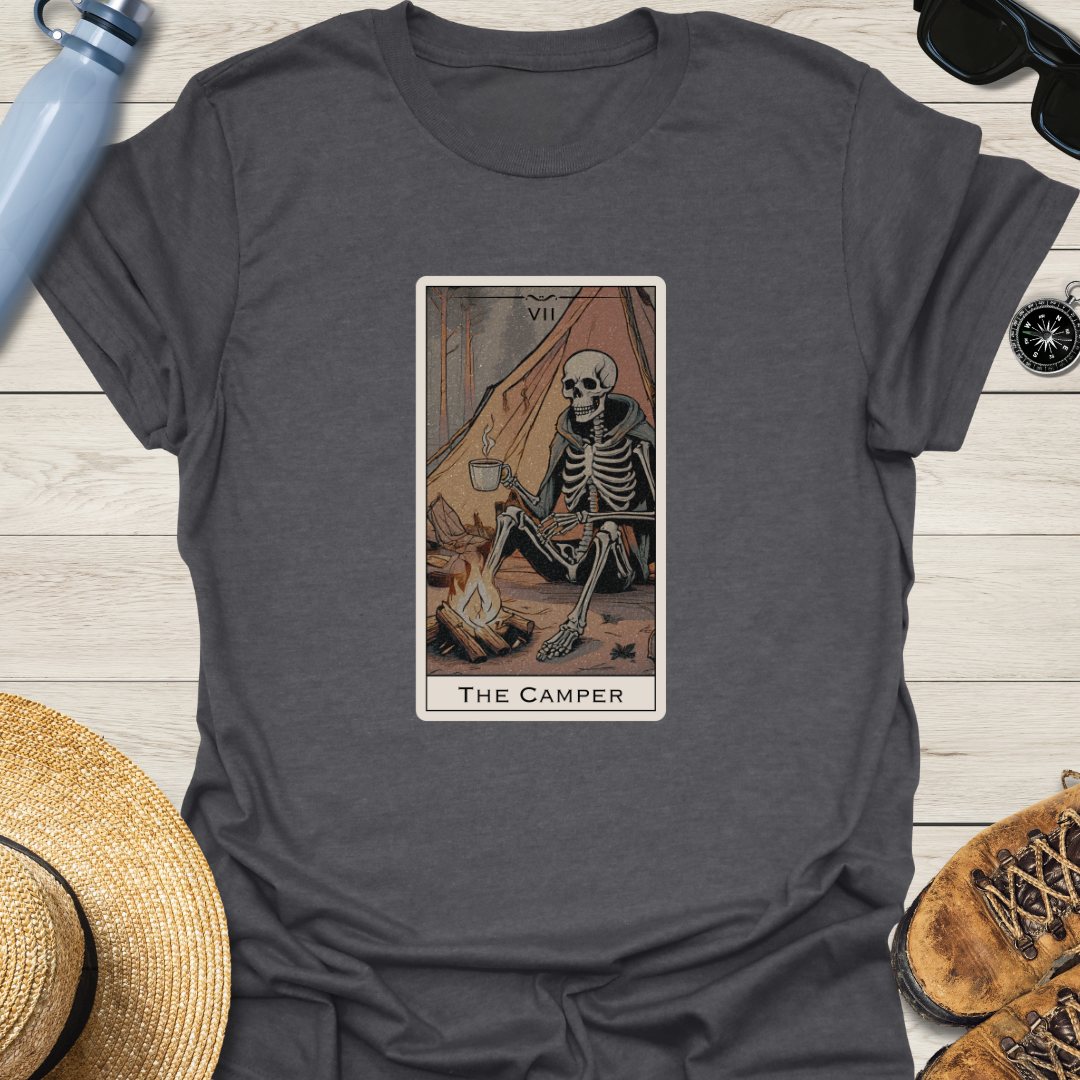 Skeleton Tarot Card T-Shirt