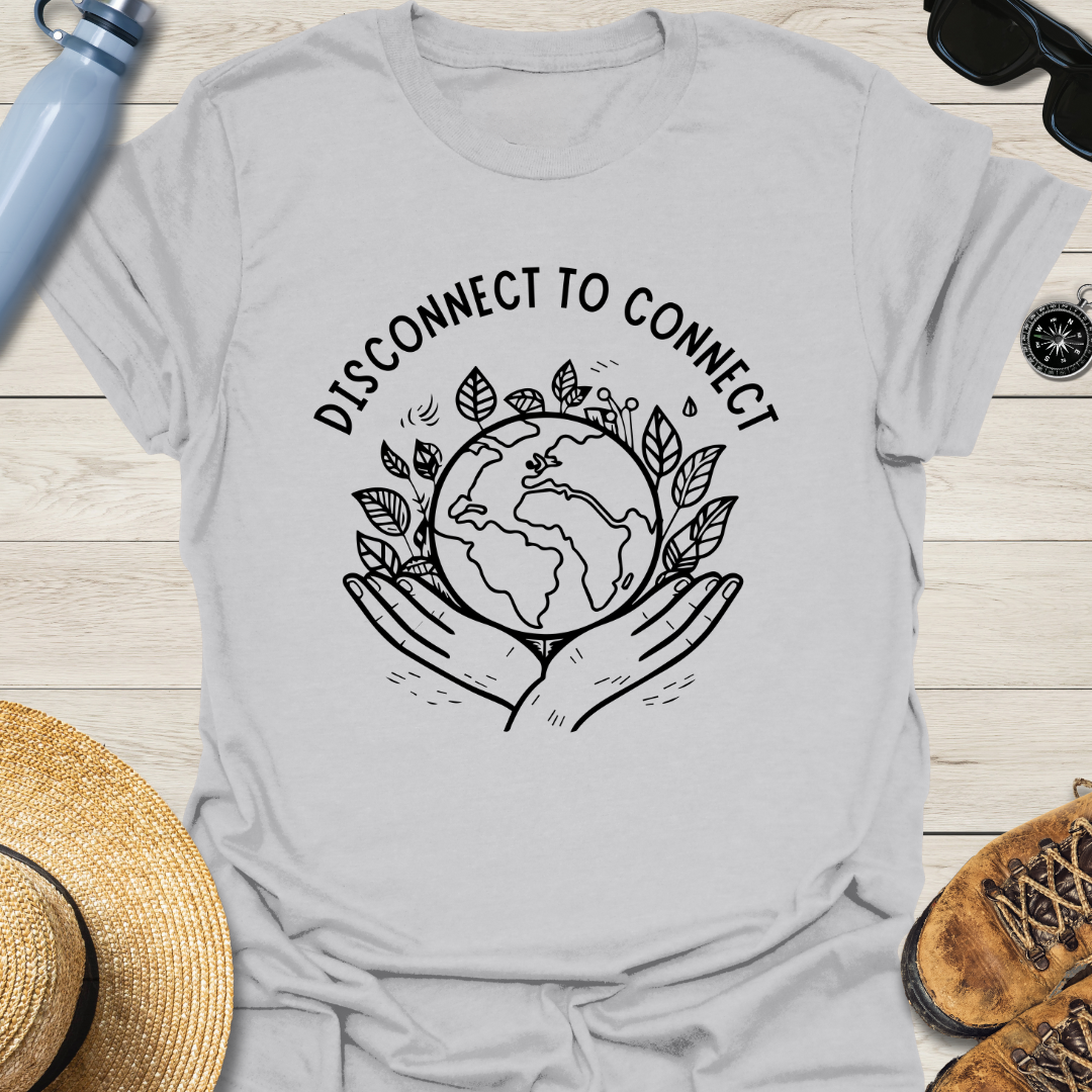 Disconnect To Connect Earth T-Shirt