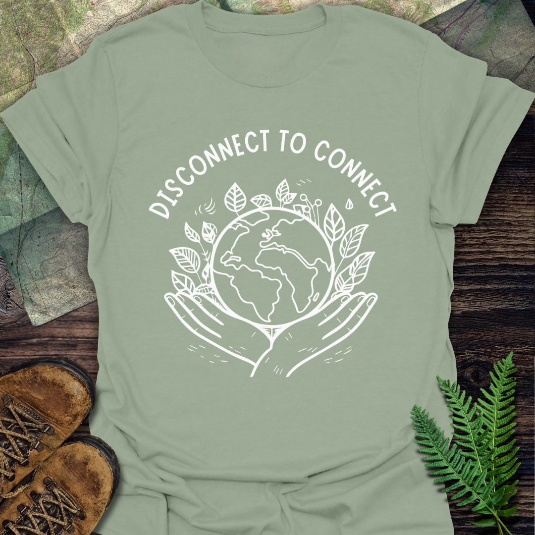 Disconnect To Connect Earth T-Shirt